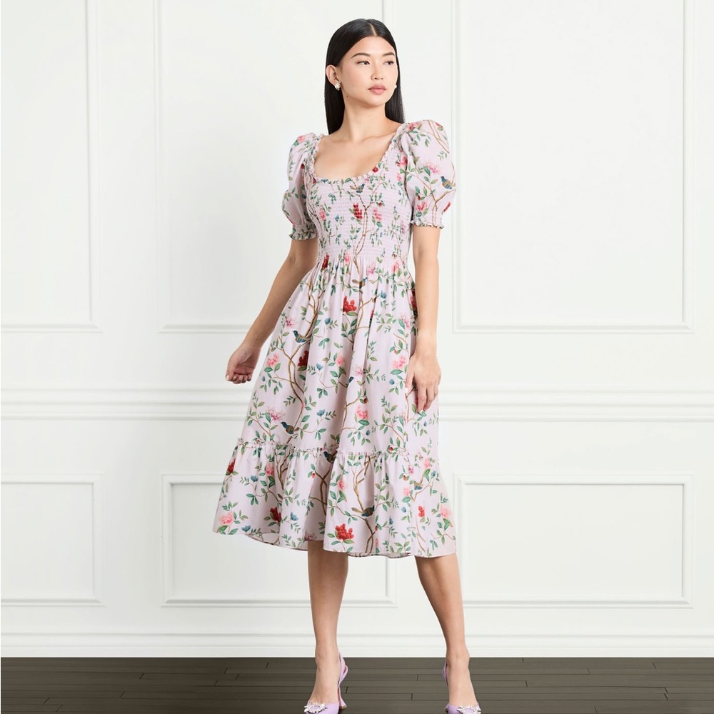 NWT Hill House Louisa Dress Diane Hill Artists Collection L